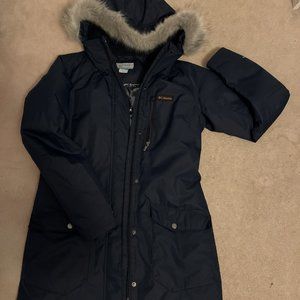 Columbia Parka Jacket - Blue Size M